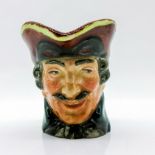 Dick Turpin D6128 (Pistol Handle) - Mini - Royal Doulton Character Jug