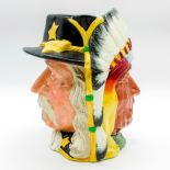 Chief Sitting Bull (Brown Eyes) and George Armstrong Custer D6712 - Large - Royal Doulton Character