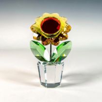 Swarovski Crystal Figurine, Large Sunflower