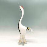 Art Glass Sculpture, Red Crowned Crane