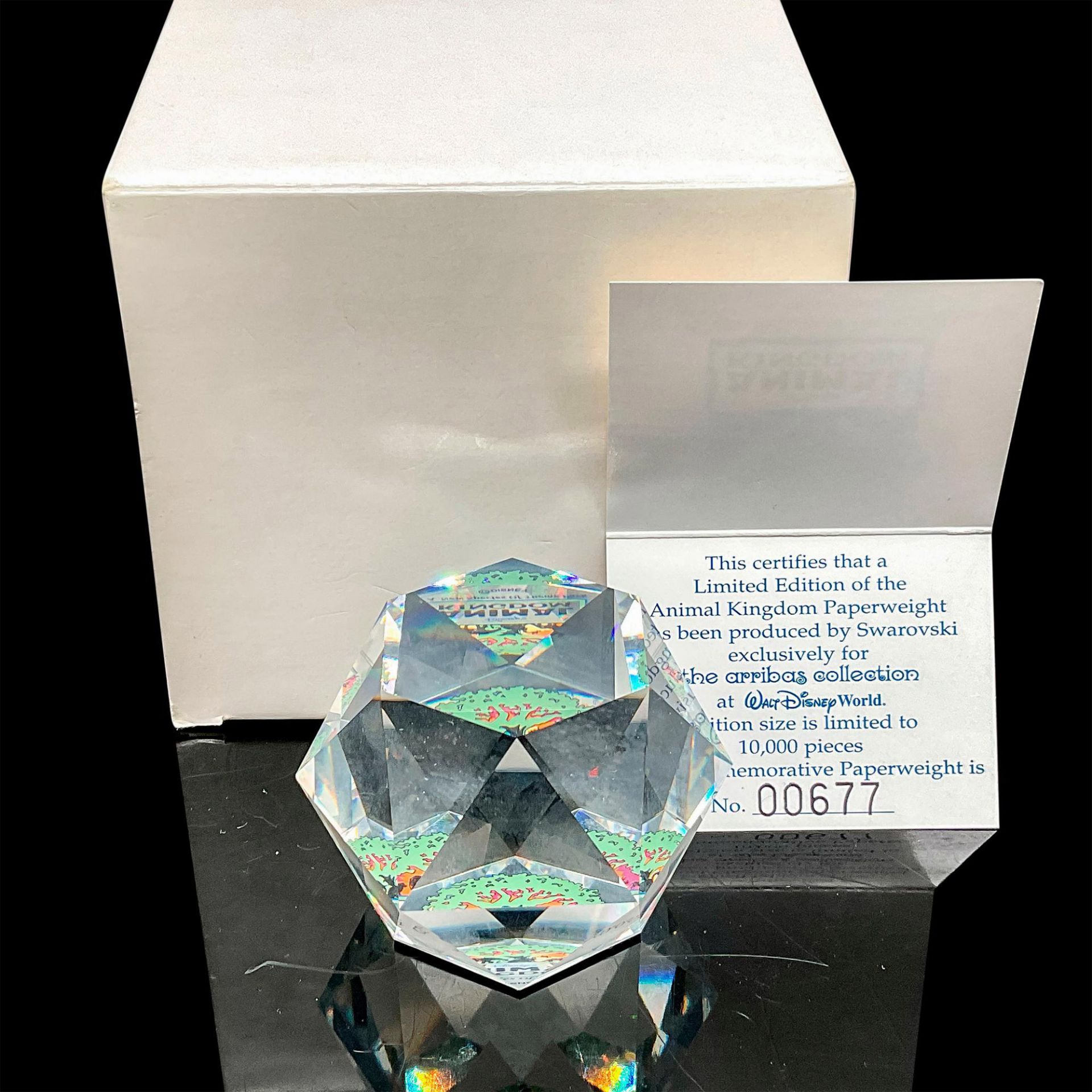 Swarovski Crystal Disney's Animal Kingdom Paperweight - Image 3 of 3