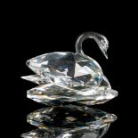 Swarovski Silver Crystal Figurine, Large Swan