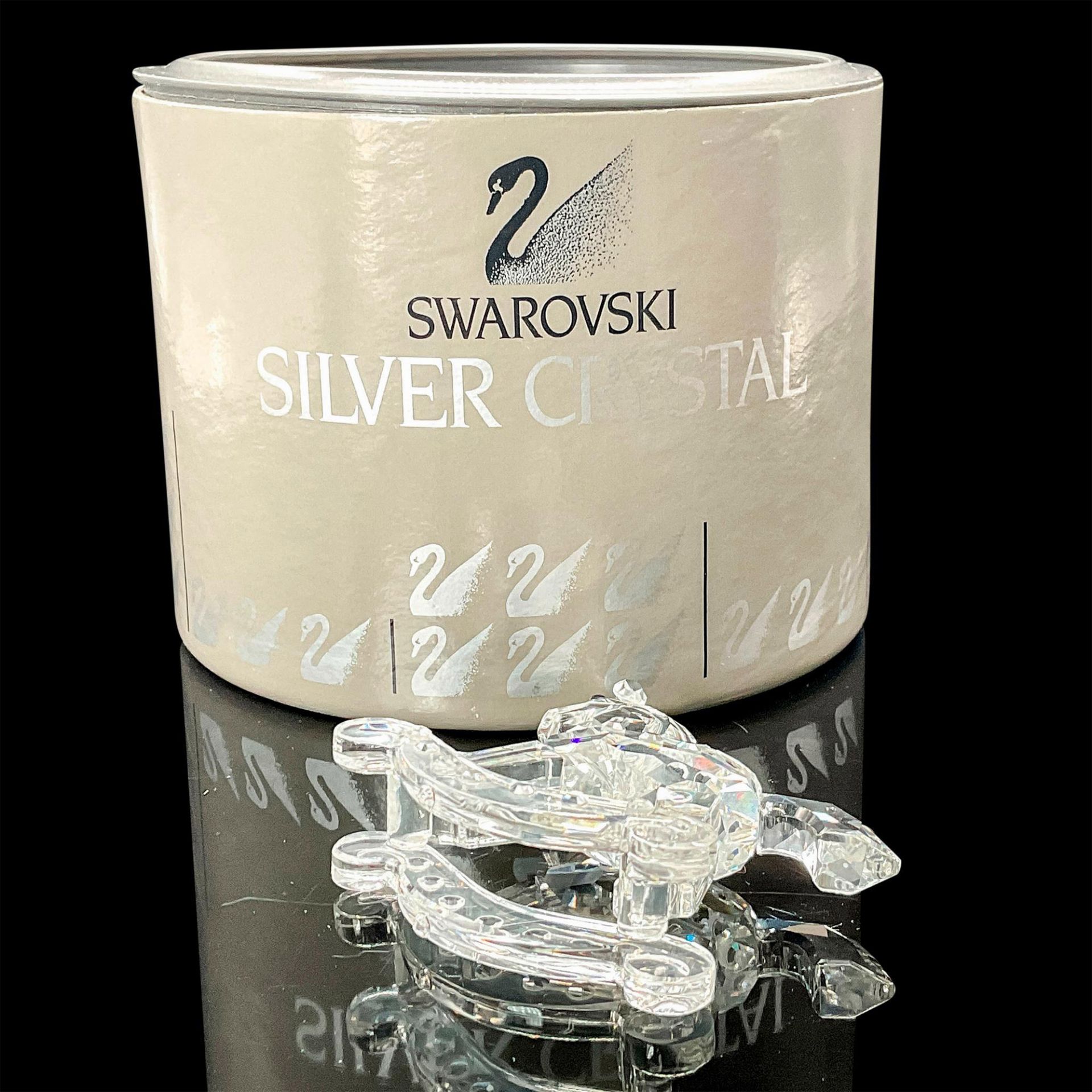 Swarovski Silver Crystal Figurine, Rocking Horse - Image 3 of 3