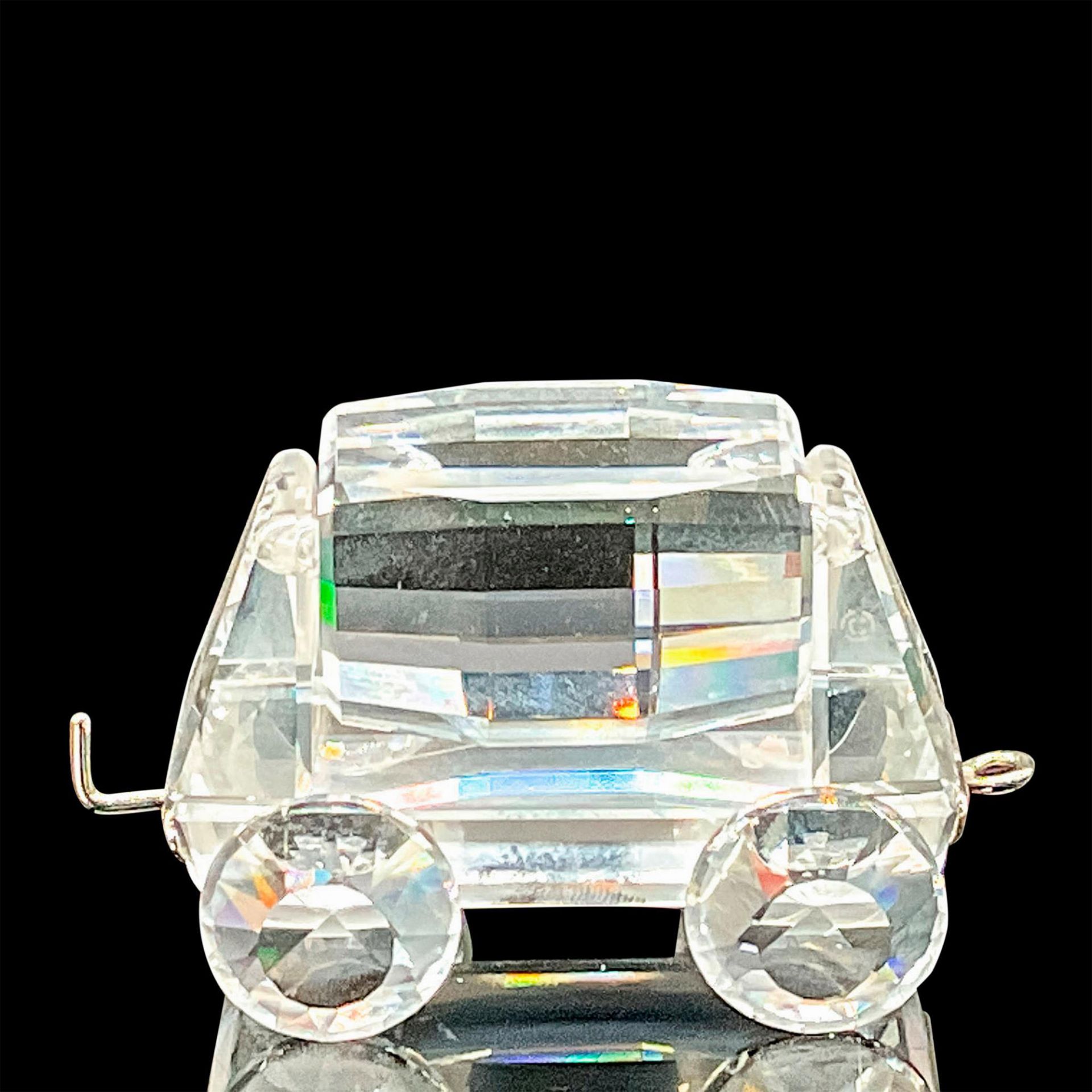Swarovski Silver Crystal Figurine, Tipping Wagon - Image 2 of 3