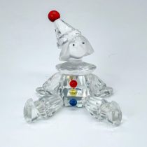 Swarovski Silver Crystal Figurine, Clown Puppet
