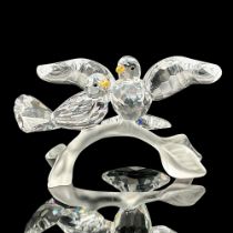 Swarovski Crystal Figurine, Turtledoves 657378