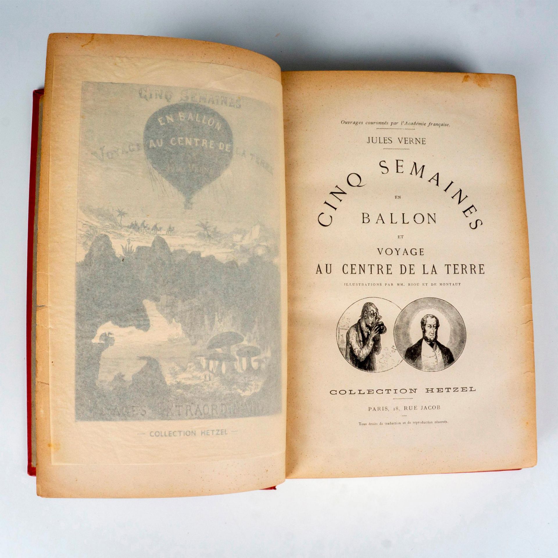 Jules Verne, Cinq Semaines en Ballon, A Un Elephant - Image 3 of 4