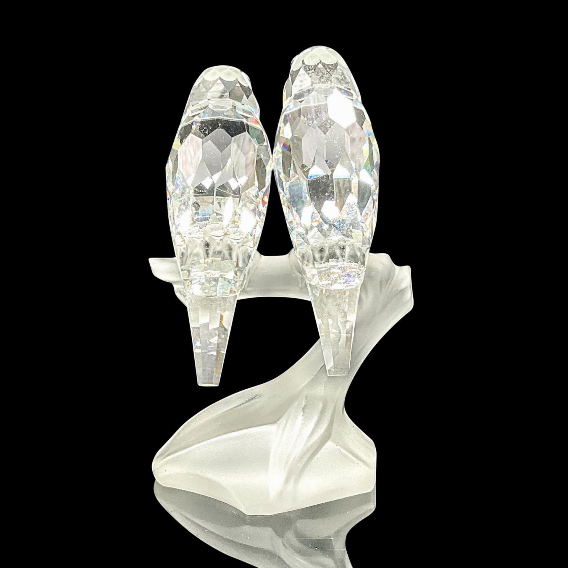 Swarovski Crystal Figurine, Lovebirds Together - Image 2 of 3