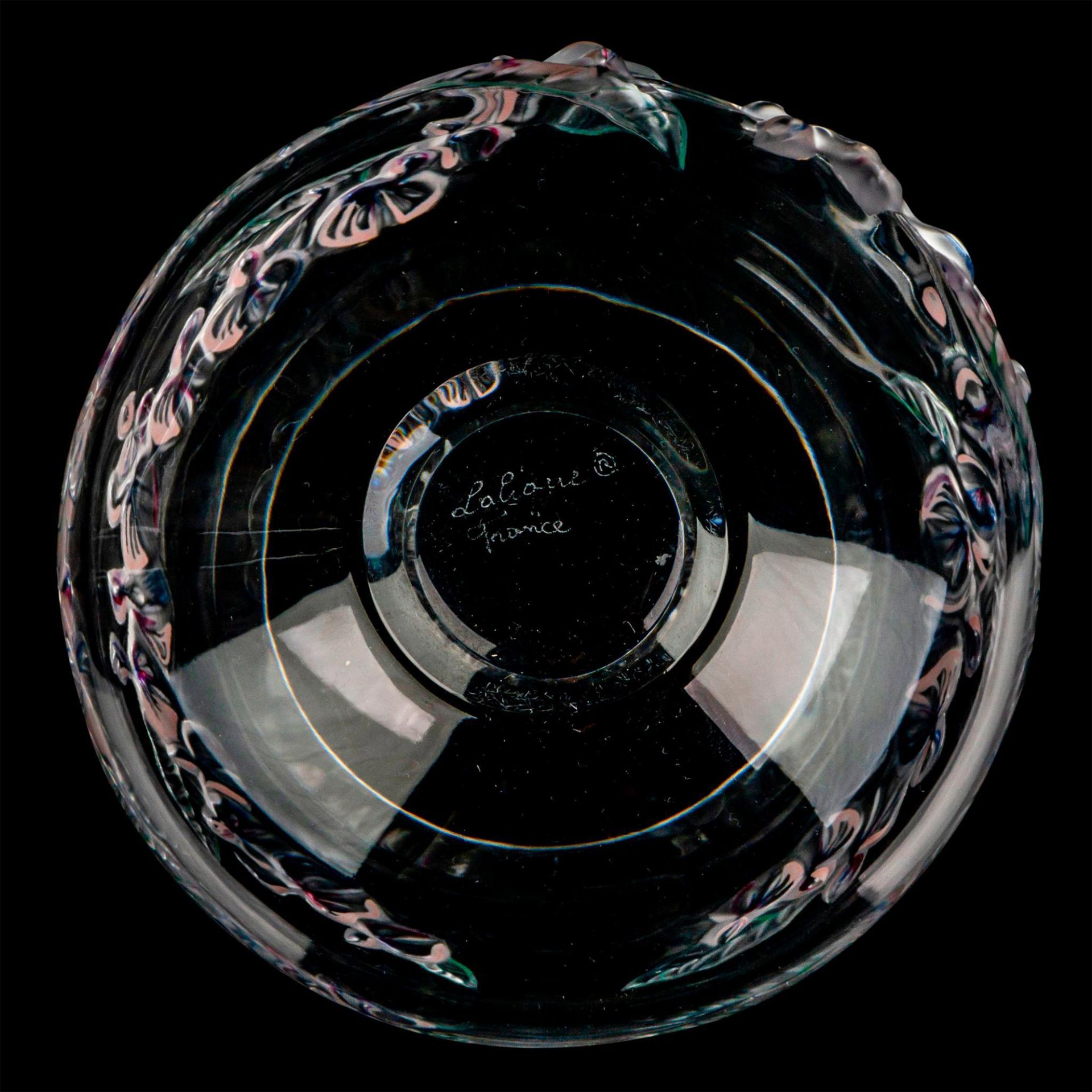 Lalique Crystal Vase, Coeur De Jeanette - Bild 3 aus 4