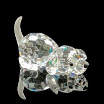 Swarovski Silver Crystal Figurine, Beagle Puppy Playing