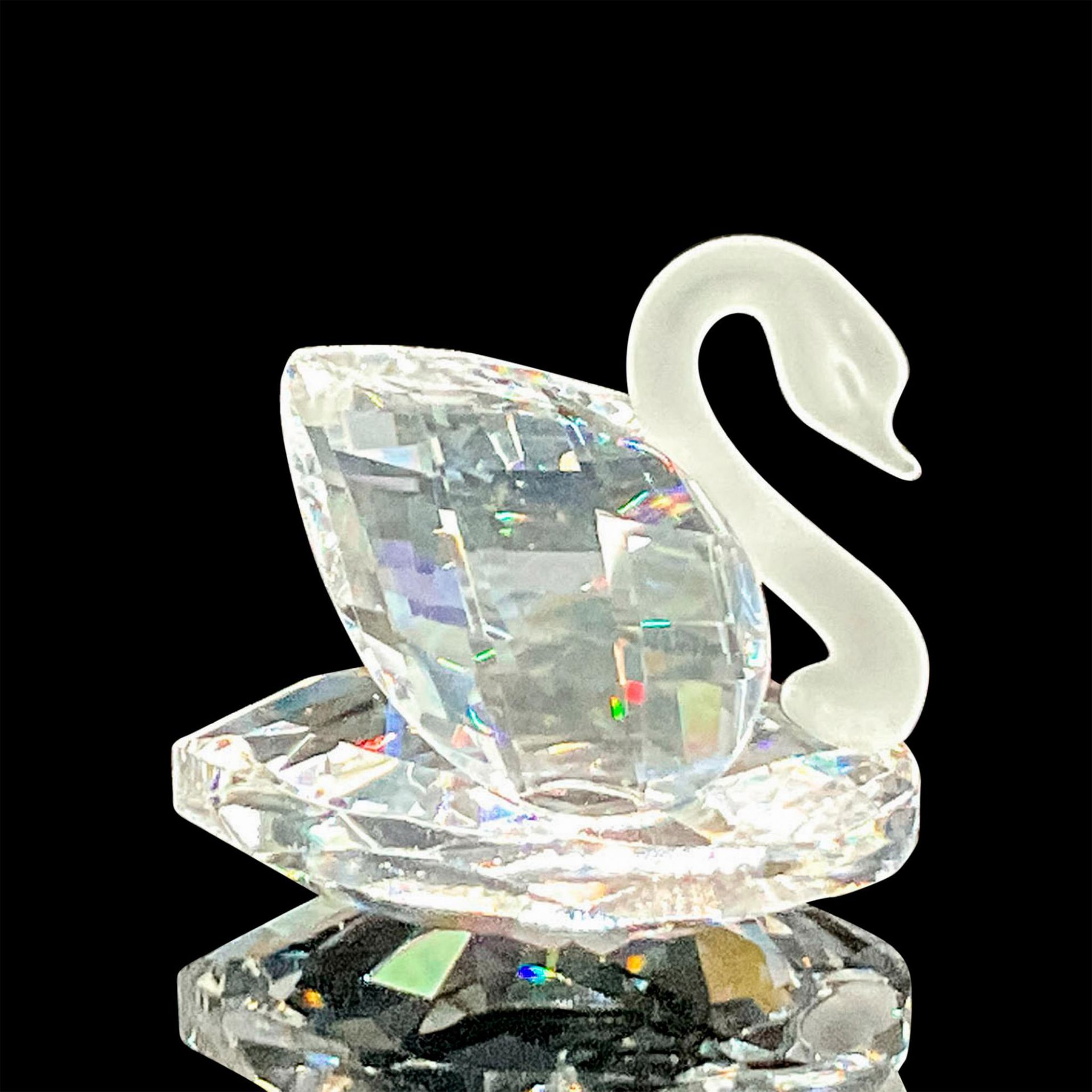Vintage Asfour Crystal Figurine, Swan