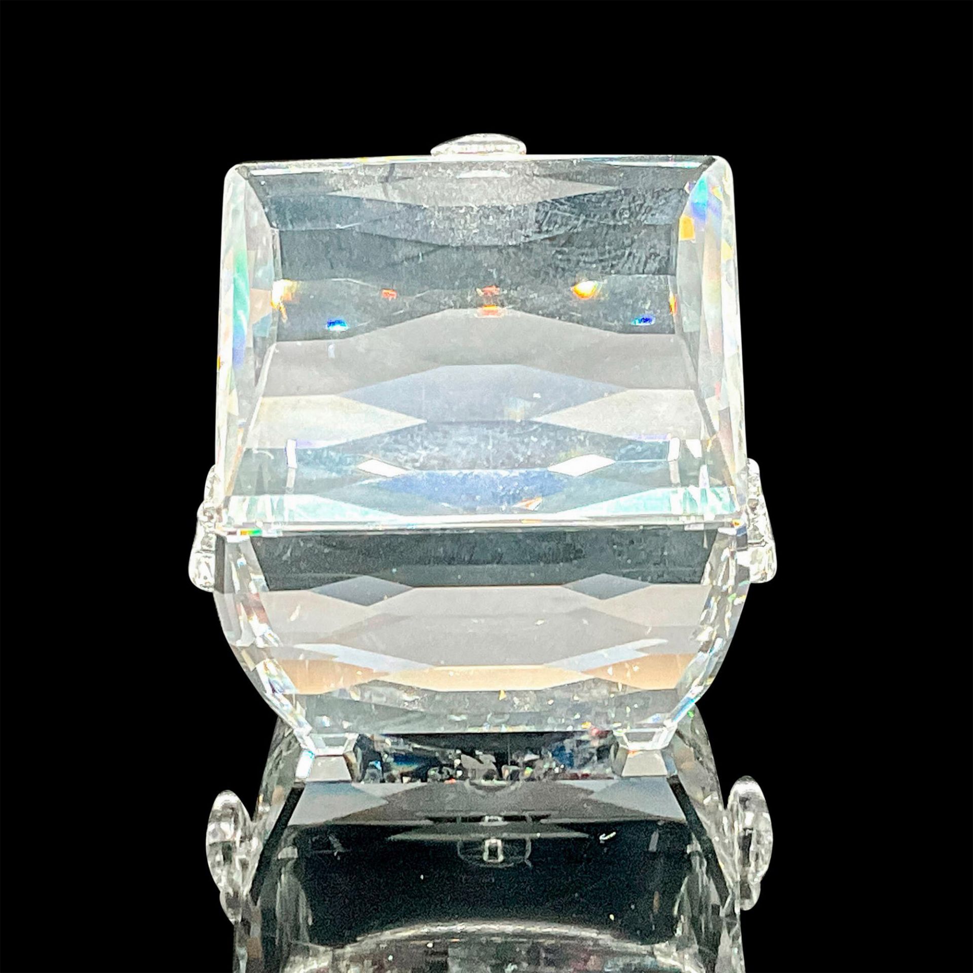 Swarovski Crystal Figurine, Treasure Chest w/Colored Stones - Bild 2 aus 3