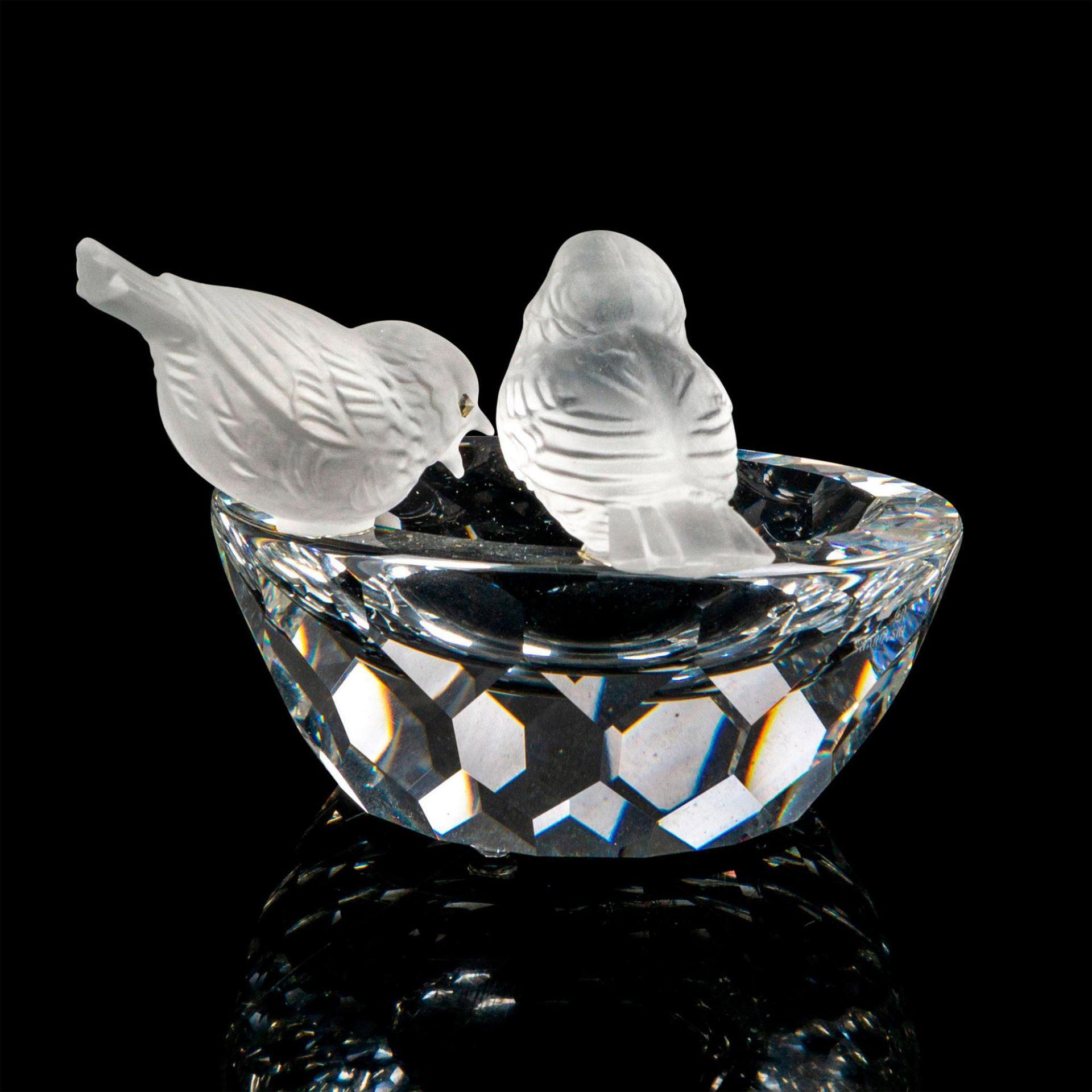 Swarovski Silver Crystal Figurine, Bird Bath - Image 2 of 4