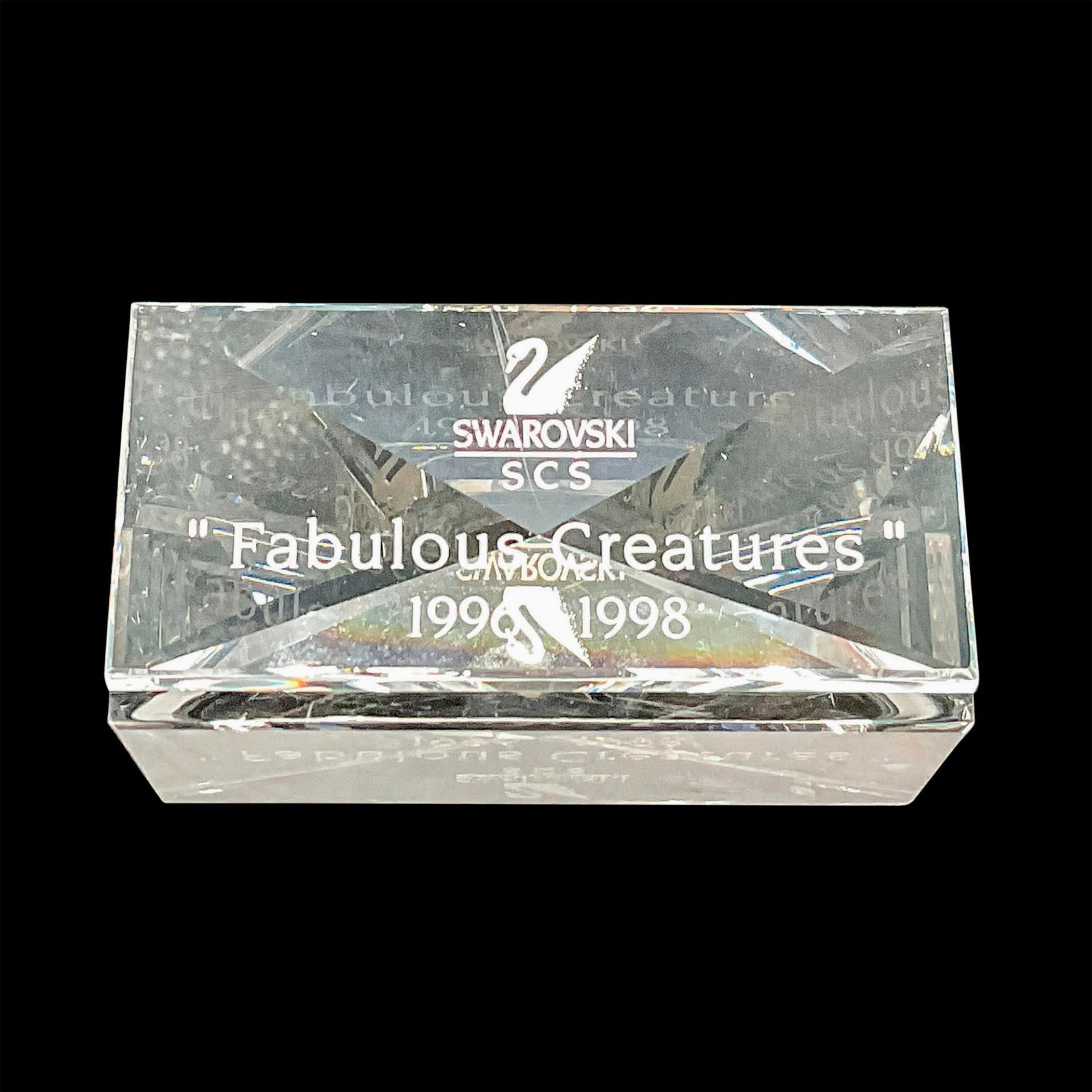 Swarovski Crystal Figurine, Plaque Fabulous Creatures