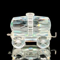 Swarovski Silver Crystal Figurine, Tender Wagon