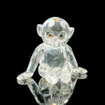 Swarovski Silver Crystal Figurine, Chimpanzee