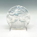 Verlys Art Glass Opalescent Goldfish Plaque