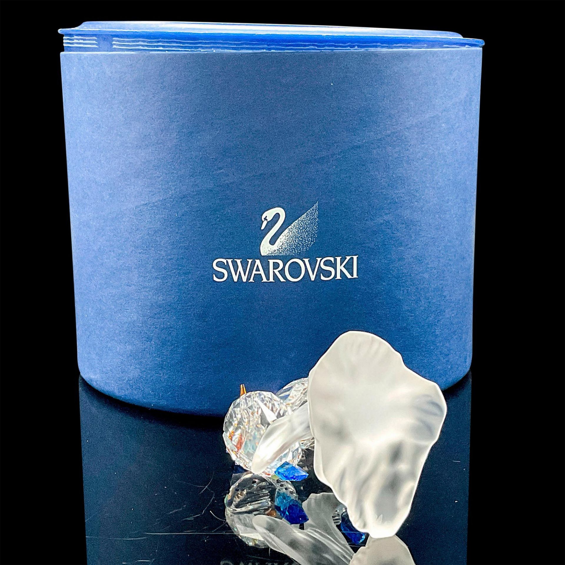 Swarovski Crystal Figurine, Malachite Kingfishers - Image 3 of 3