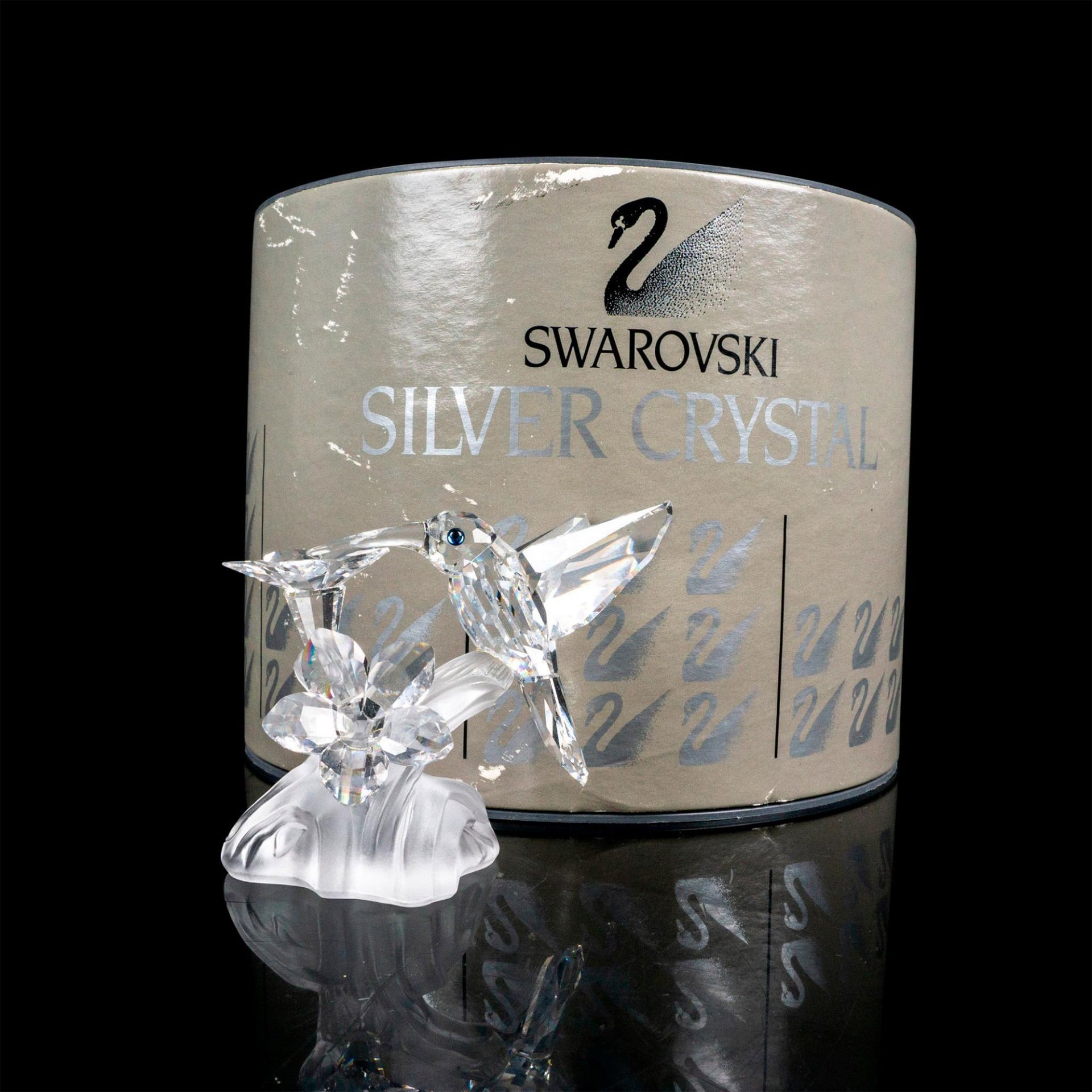 Swarovski Silver Crystal Figurine, Hummingbird - Image 4 of 4