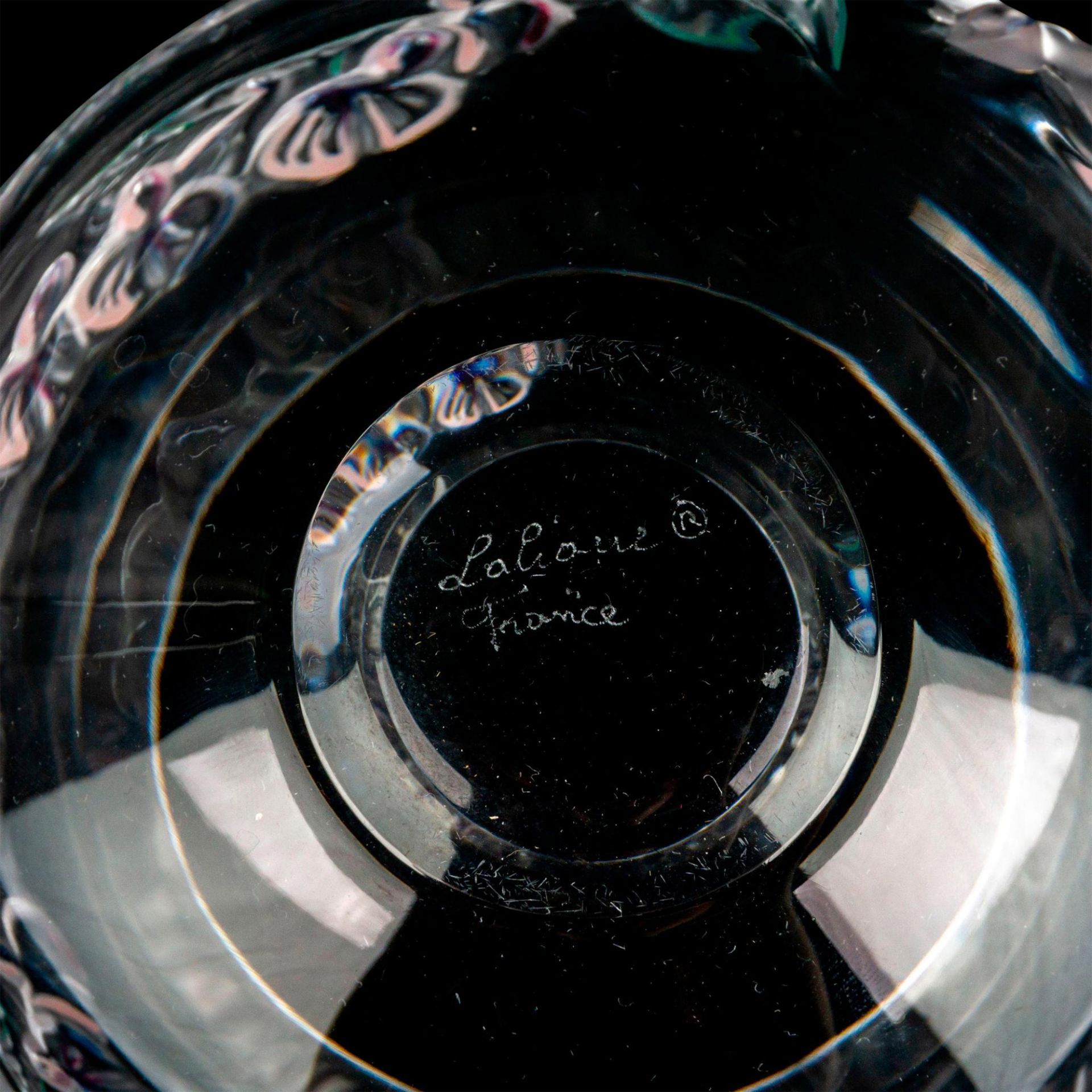 Lalique Crystal Vase, Coeur De Jeanette - Bild 4 aus 4