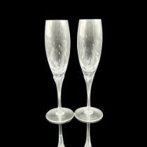 2pc Gorham Crystal Toasting Glasses, Jolie