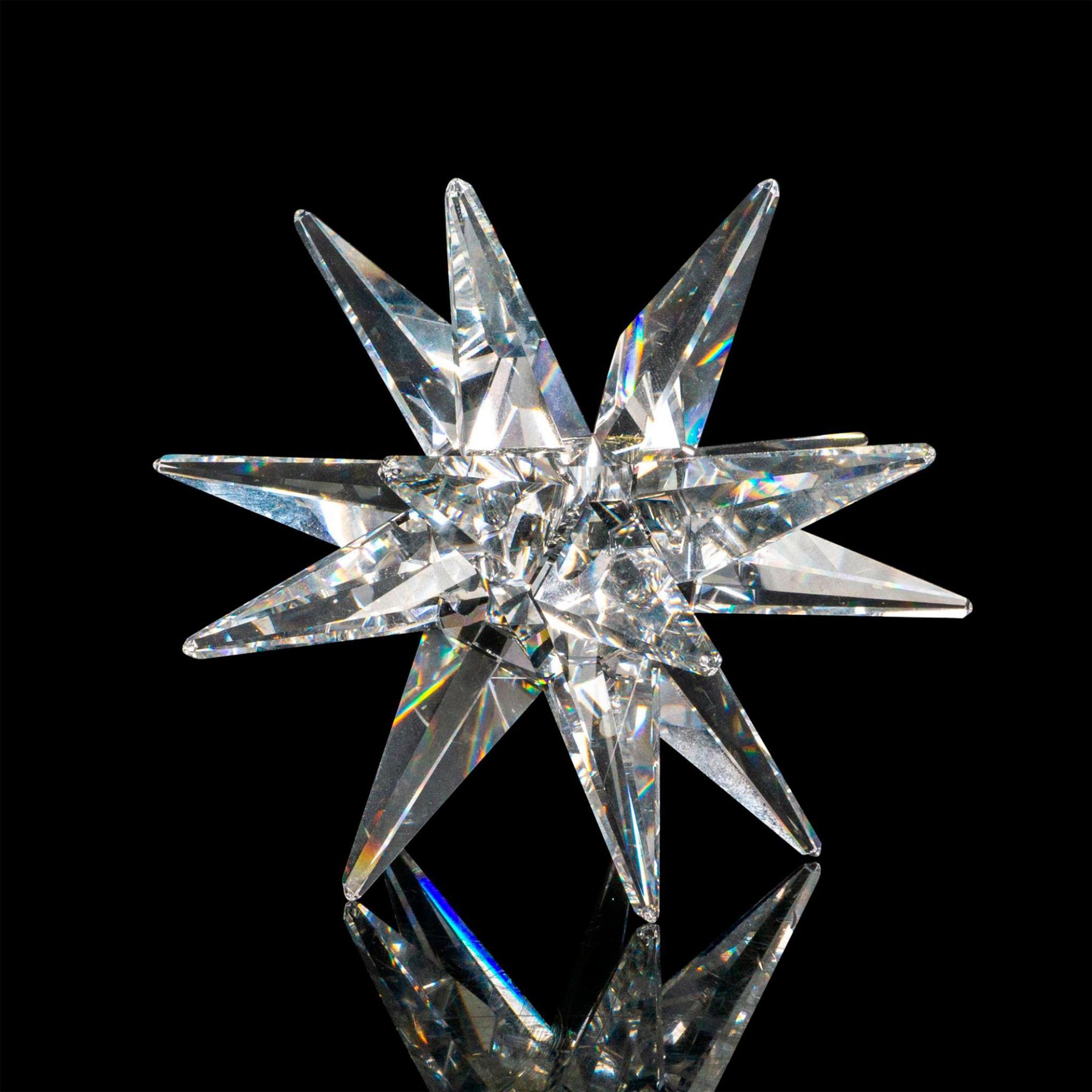 Swarovski Silver Crystal Candleholder, Star