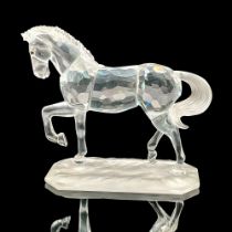 Swarovski Silver Crystal Figurine, Arabian Stallion