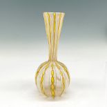 Murano Latticinio Ribbon Bud Vase