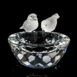 Swarovski Silver Crystal Figurine, Bird Bath