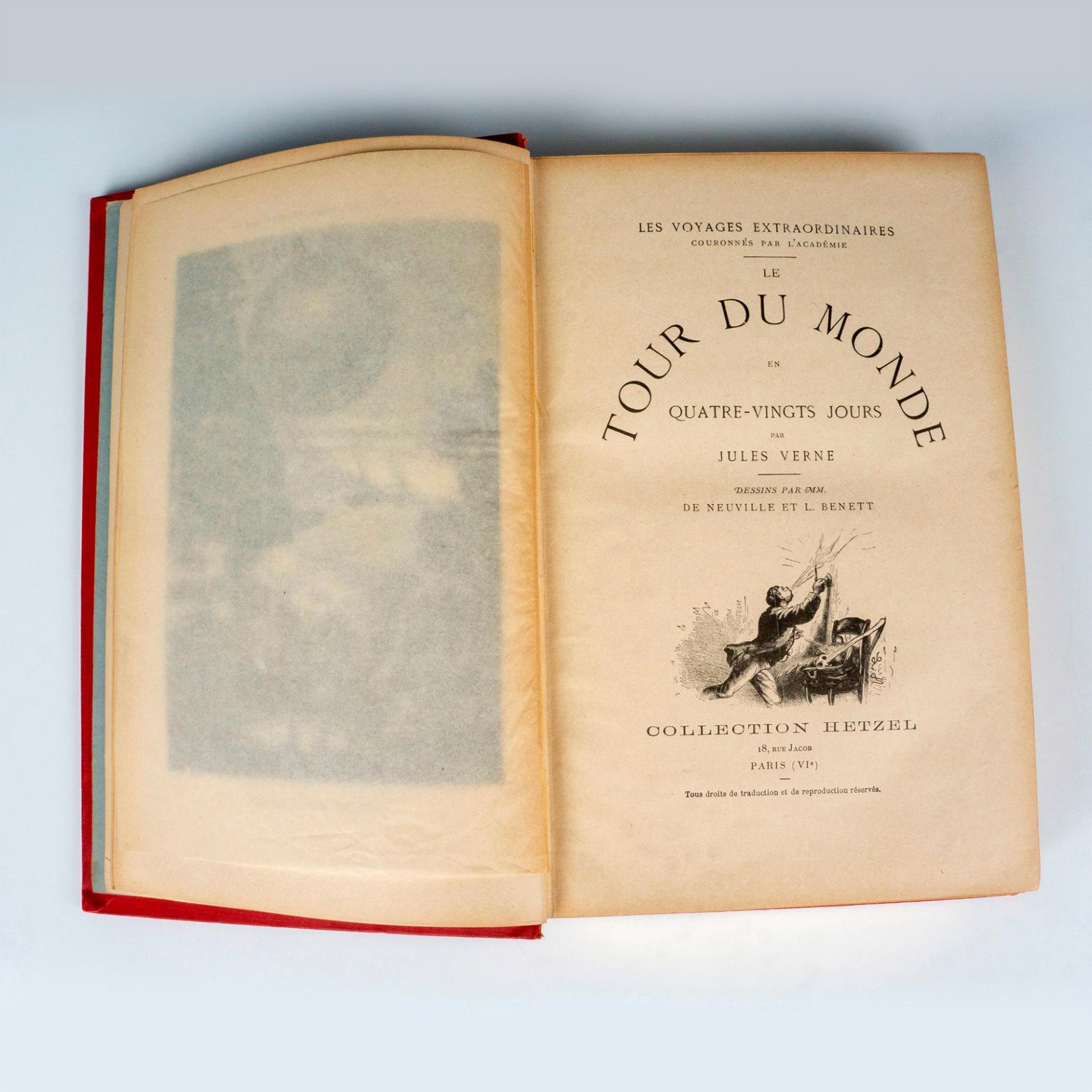 Jules Verne, Le Tour du Monde en 80 Jours, A Un Elephant - Image 4 of 4