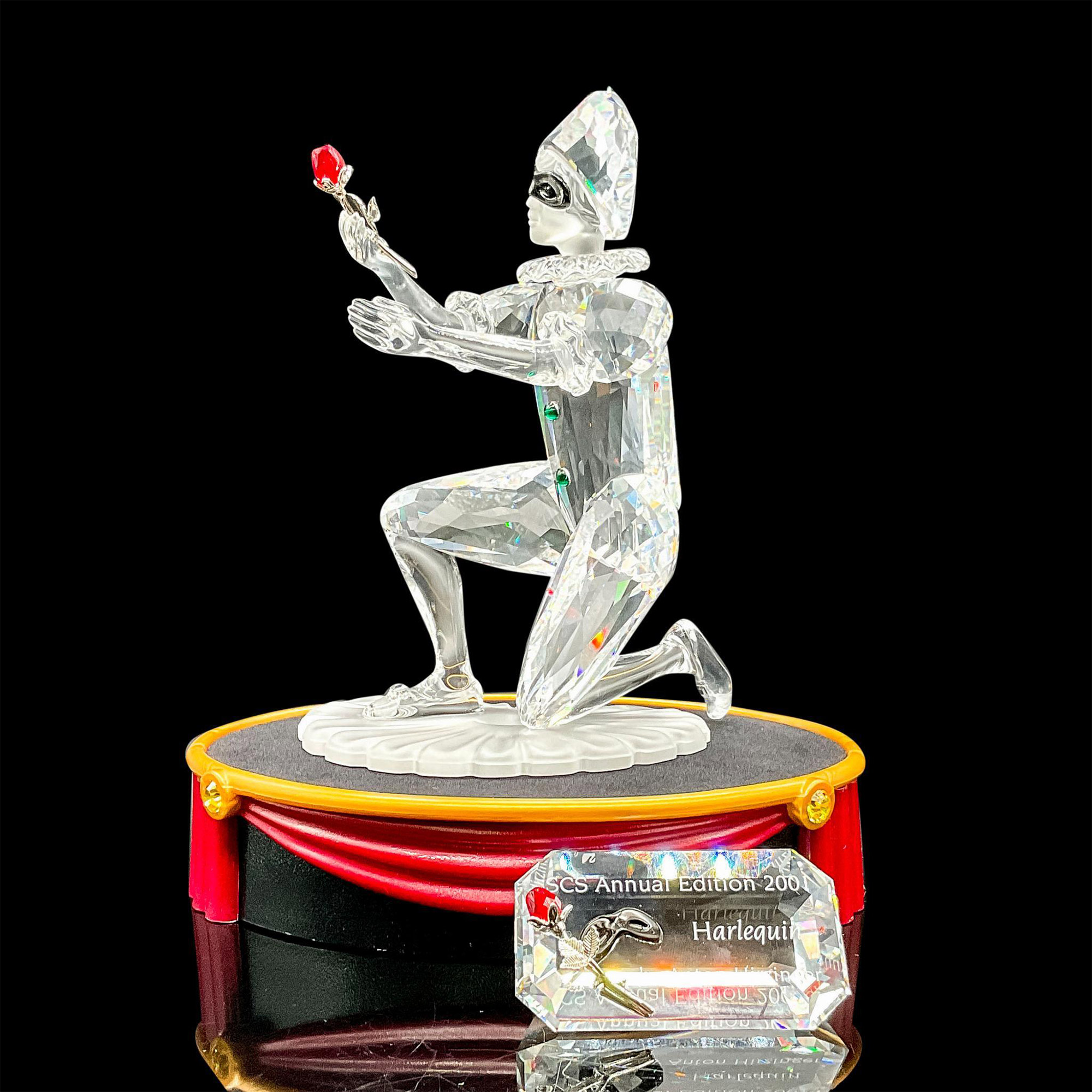 Swarovski Crystal Figurines, Harlequin