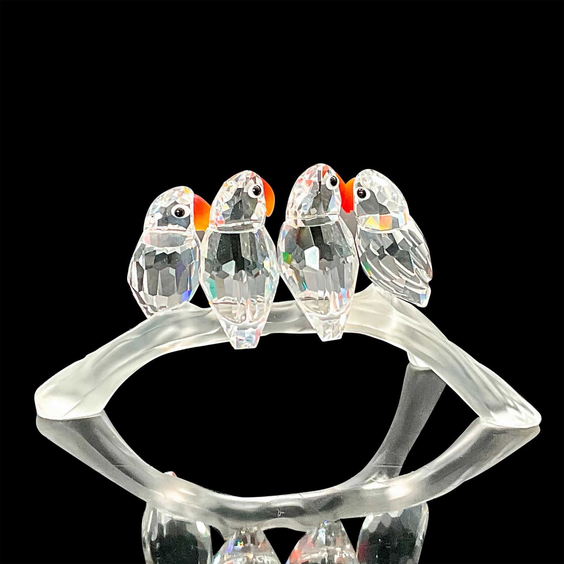 Swarovski Crystal Figurine, Baby Lovebirds - Bild 2 aus 3