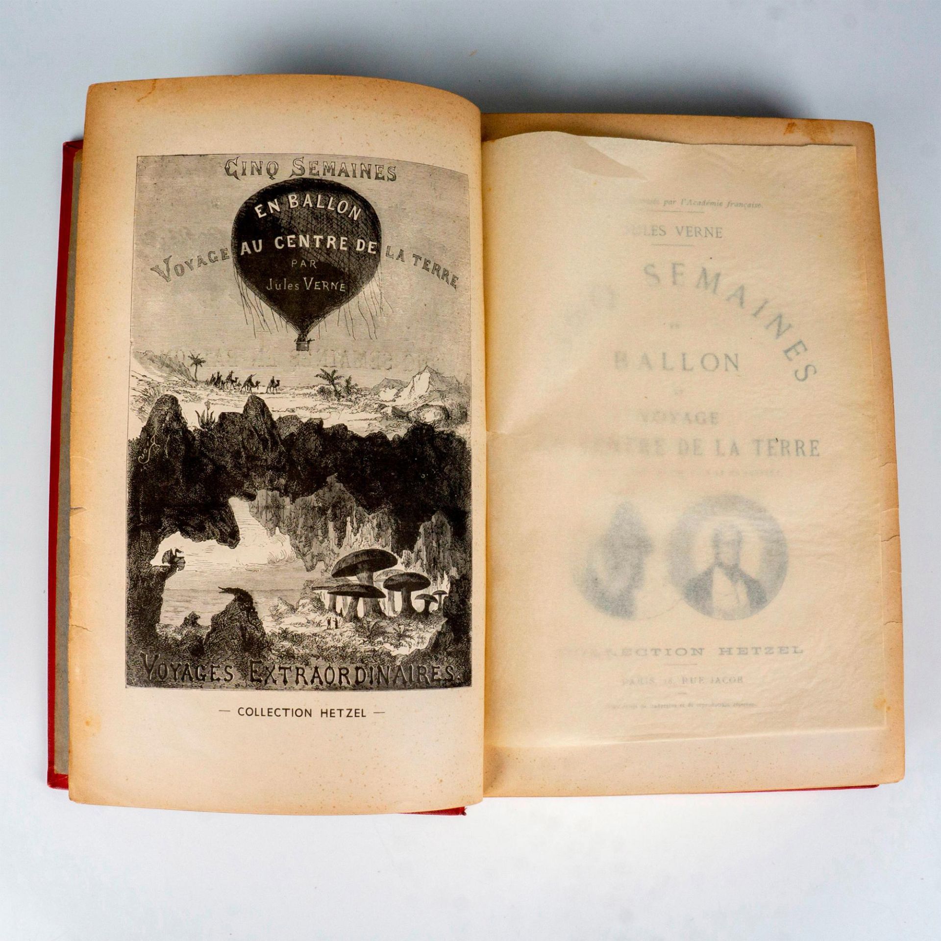 Jules Verne, Cinq Semaines en Ballon, A Un Elephant - Image 4 of 4