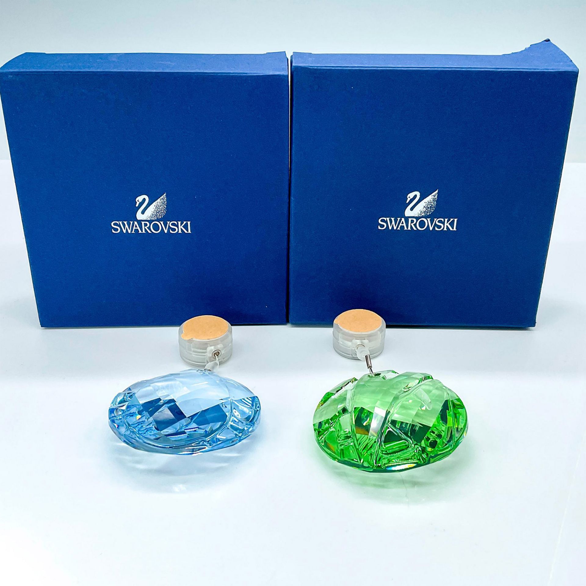 2pc Swarovski Crystal Window Ornaments, Water and Bamboo - Image 3 of 3