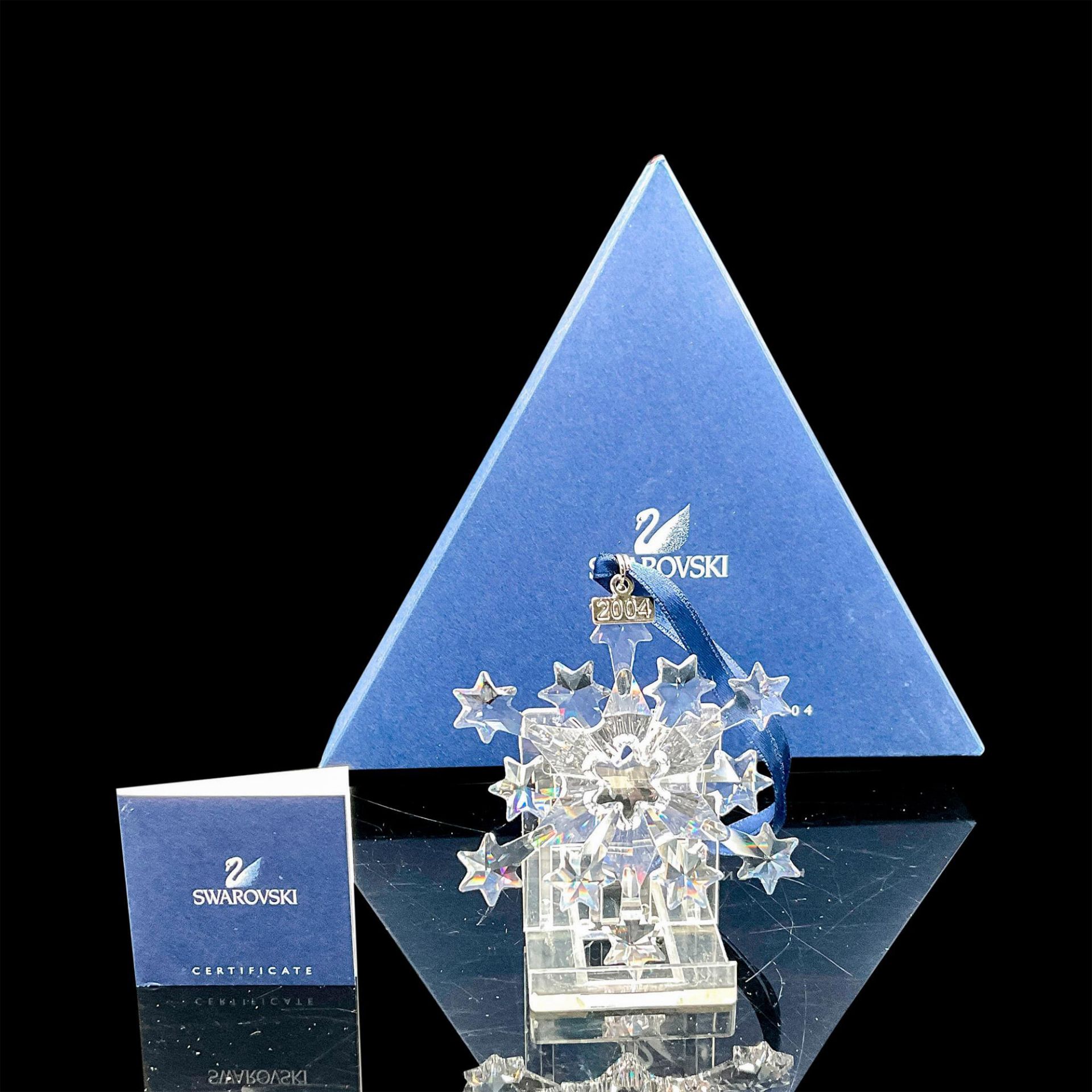 Swarovski Crystal Holiday Ornament, Snowflake 2004 - Image 3 of 3