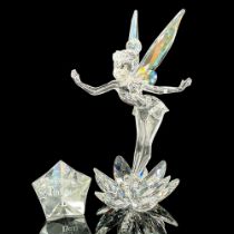 2pc Swarovski Crystal Figurine, Tinkerbell and Name Plaque