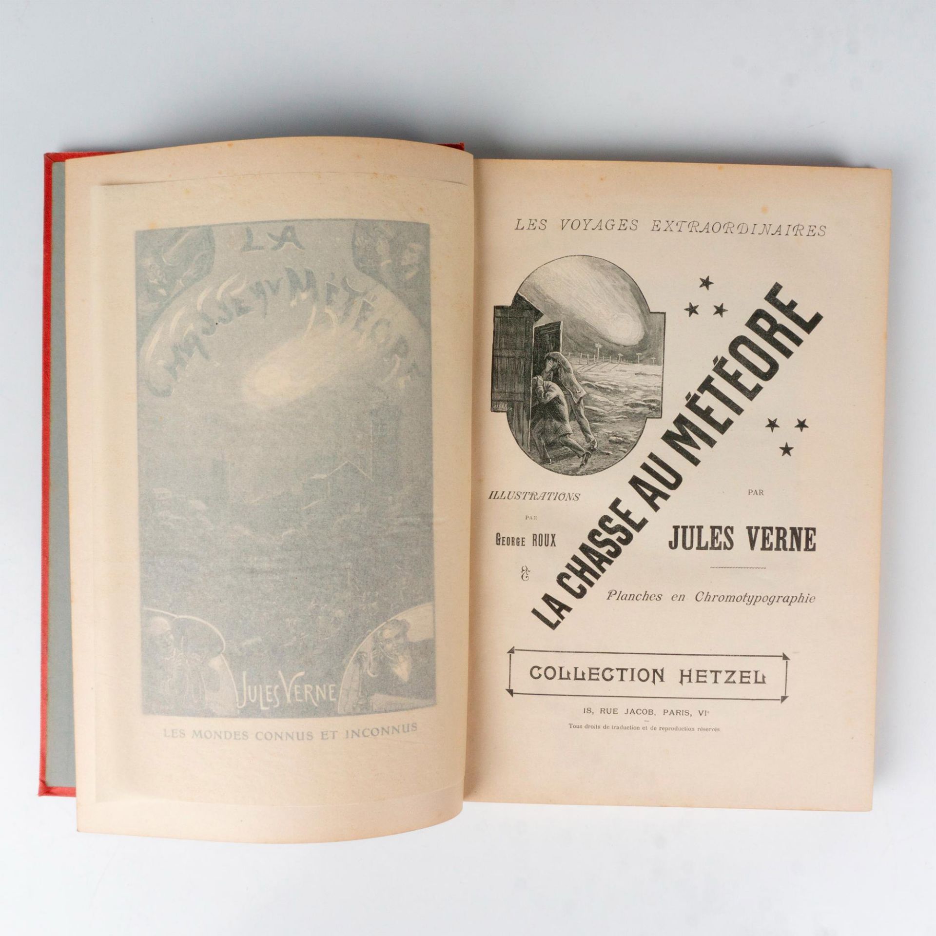 Jules Verne, La Chasse Au Meteore, Aux Feuilles d'Acanthe - Image 3 of 4