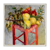 Jean Lamouroux, Original Oil on Canvas, Still Life, Signed