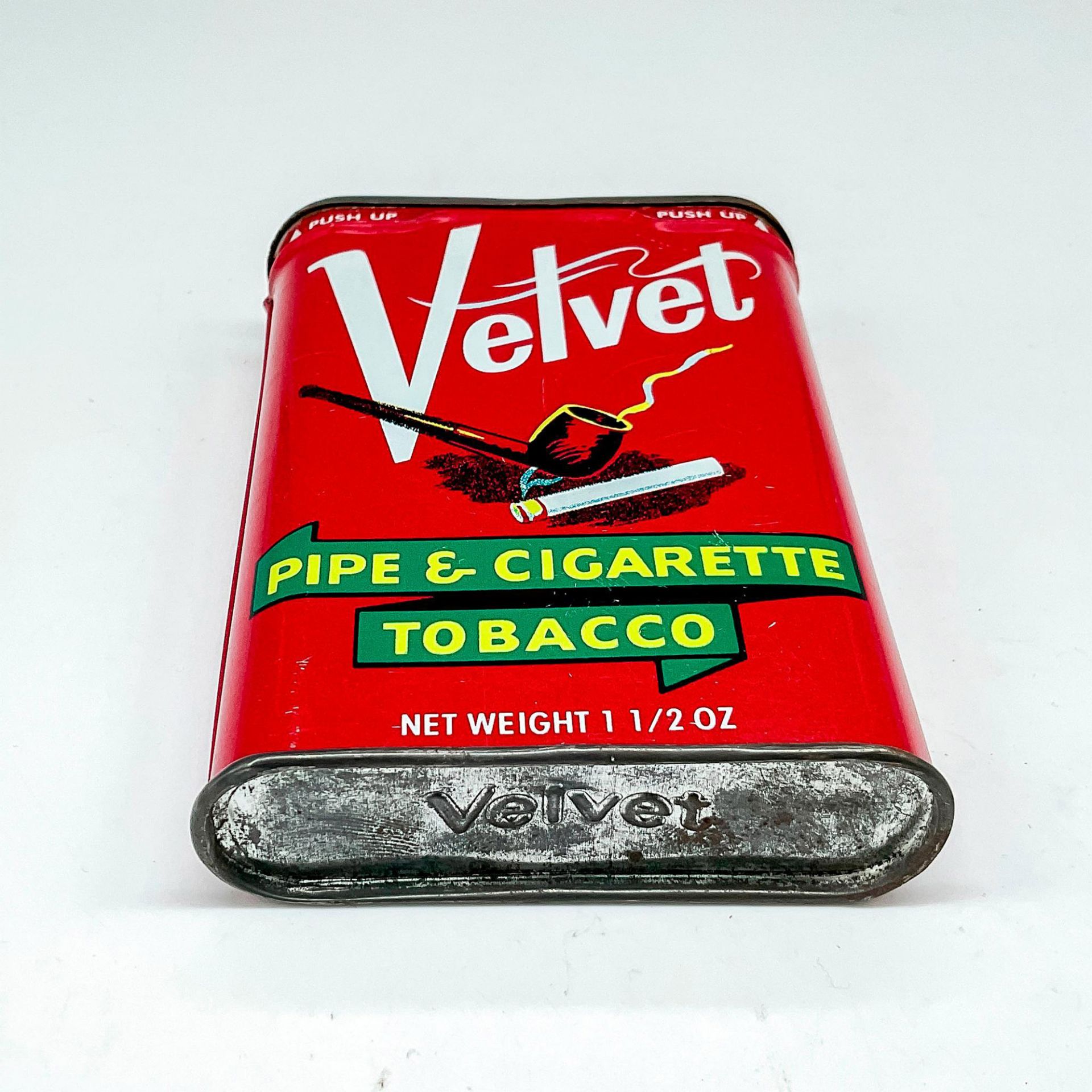 Vintage Velvet Collectible Tobacco Tin - Bild 3 aus 3