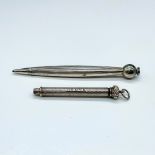 2pc Towle and U.A.N.Y.S Sterling Silver Pen and Pencil