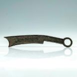 Attributed to Qi Bronze Four Character Knife Currency