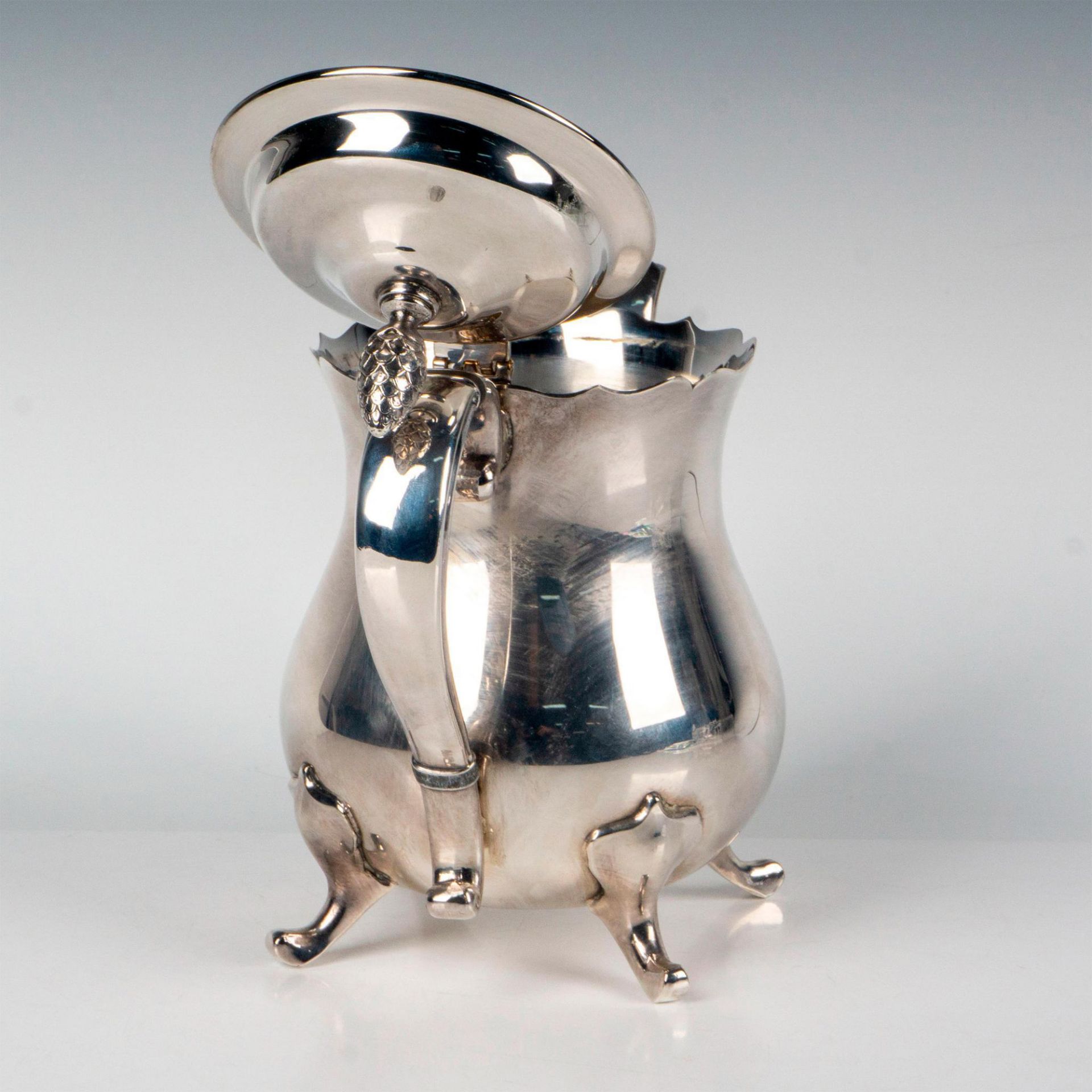 Vintage Silver Plated Footed Coffee Pot - Image 2 of 3