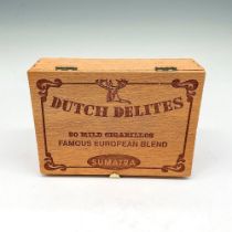Sumatra Dutch Delites Wooden Cigar Box