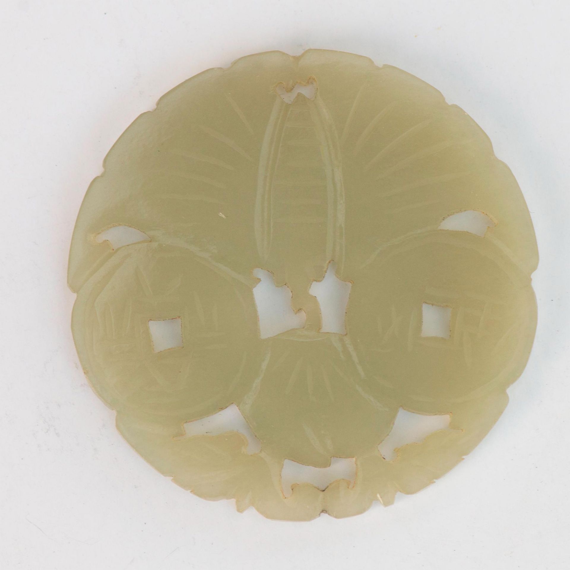 Antique Chinese Jade Pendant - Image 2 of 2
