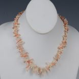 Gorgeous Angelskin Branch Coral Necklace