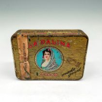 Vintage La Palina Collectible Cigar Tin