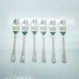 6pc Silver Plated Dessert Forks