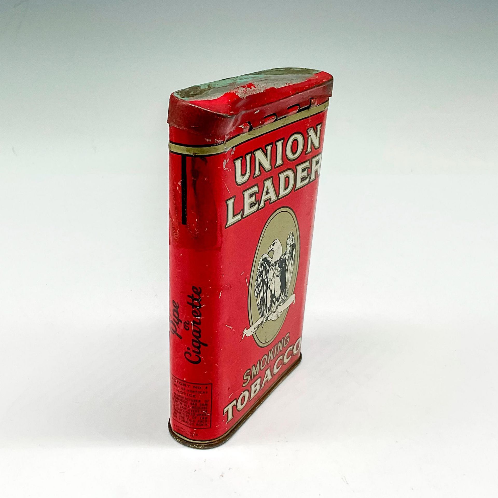 Antique Union Leader Tobacco Tin - Image 2 of 3