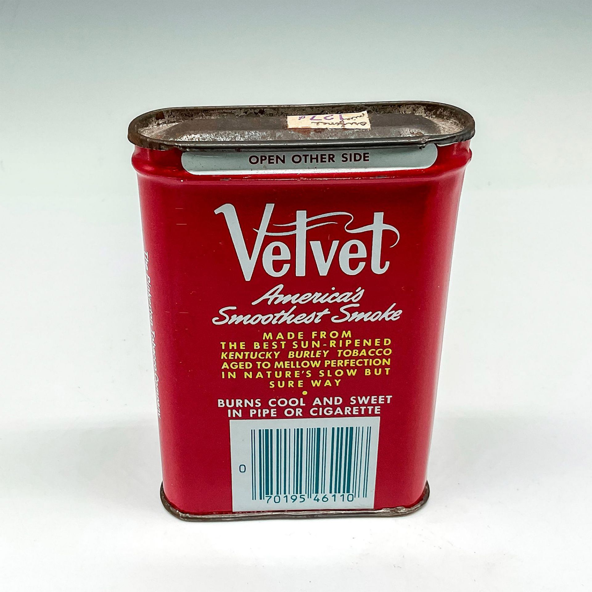 Vintage Velvet Collectible Tobacco Tin - Bild 2 aus 3