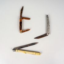 3pc Vintage Pocket Knives